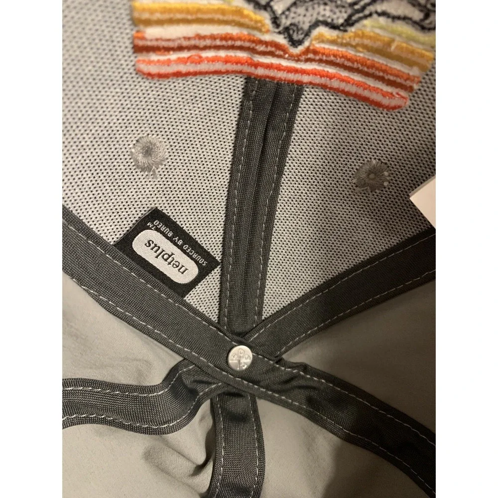 Patagonia Line Logo Ridge Channel Watcher Hat Cap Adjustable SnapBack‎ Gray - Picture 6 of 7